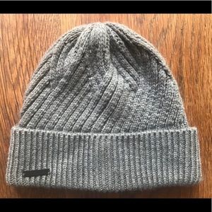 Calvin Klein cable knit beanie